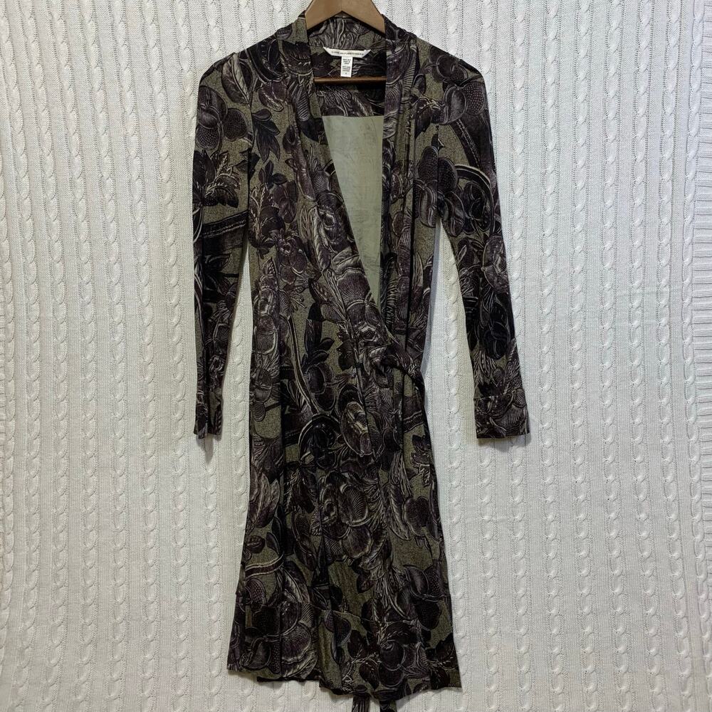 Diane Von Fernstenberg Boka Silk Wrap Dress Women’s Size 8
